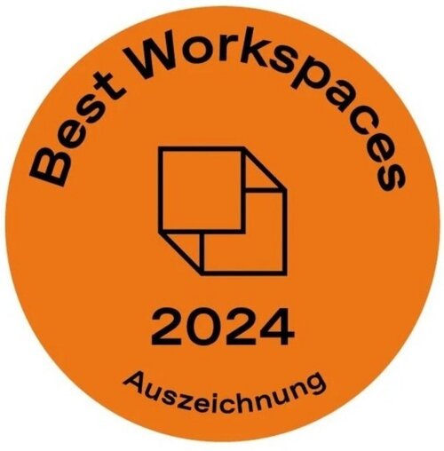 berry wurde mit dem New Work Hub f&uuml;r den Best Workspace-Award 2024 ausgezeichnet.