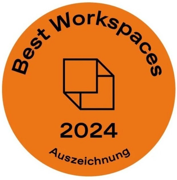 berry wurde mit dem New Work Hub f&uuml;r den Best Workspace-Award 2024 ausgezeichnet.